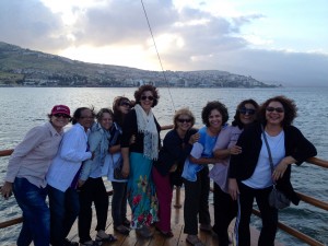 Grupo Pe Silas - Travessia em barco do Mar da Galiléia - Israel 