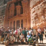 Grupo em Petra, na Jordânia