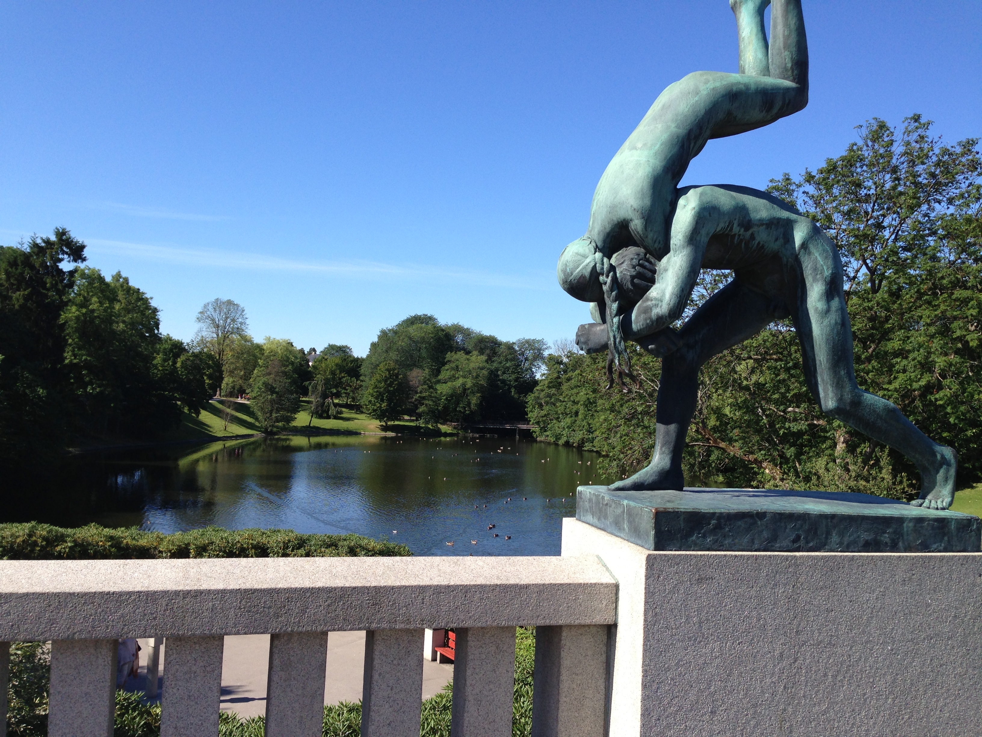 Estátuas no Parque Vinegrand - Oslo